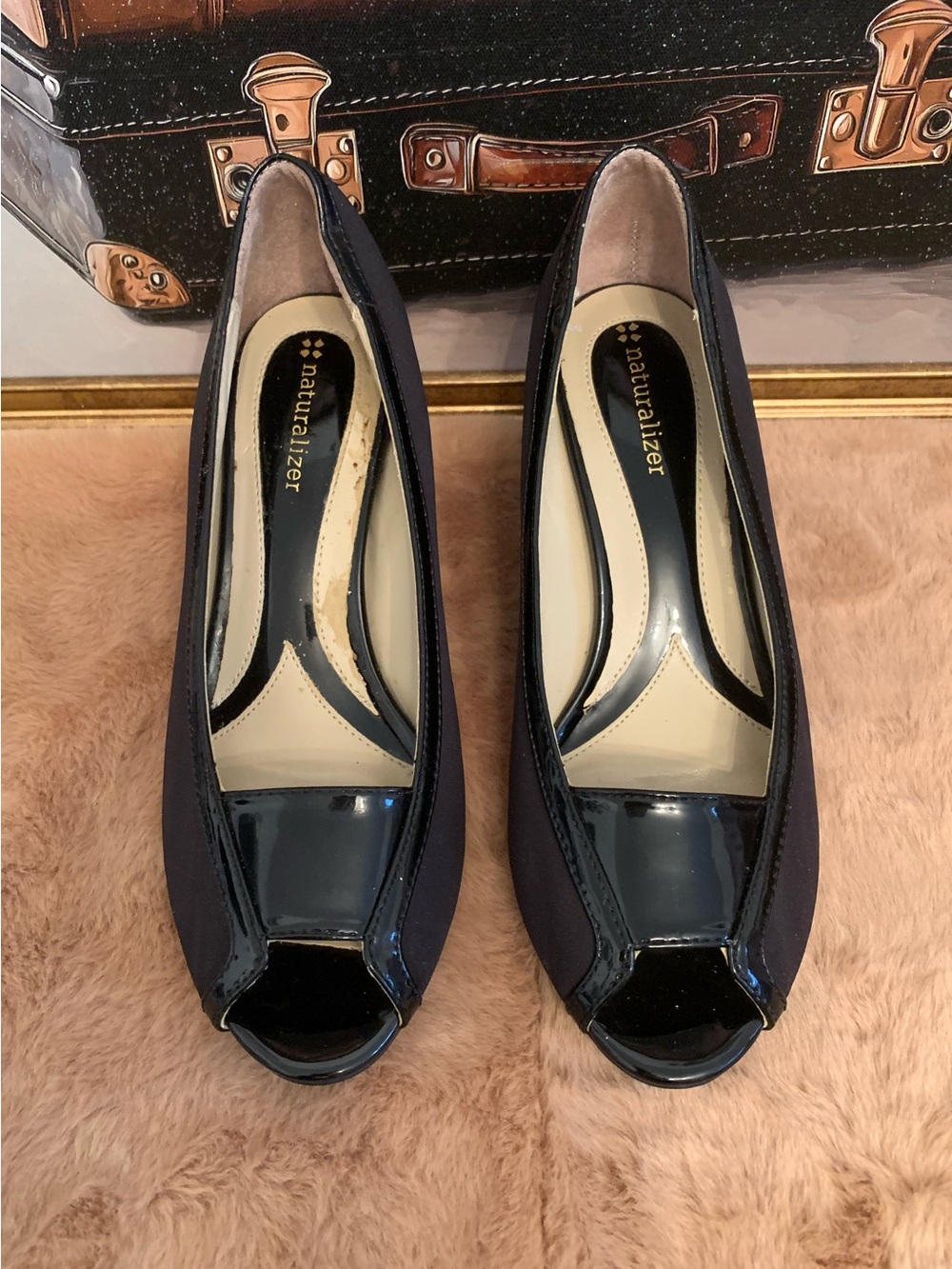 Naturalizer Black Heel Pump SL018